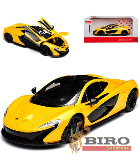 RS Mașină RASTAR Die cast 1:24 Mclaren P1, galbenă, 60585